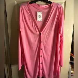 XXL bright pink la mode cover shirt